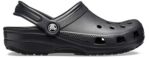 Crocs Unisex-Adult Classic Clog, Clogs for Women and Men, Black, 9 Women/7 Men