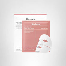 BIODANCE Bio-Collagen Real Deep Mask, Hydrating Overnight Hydrogel Mask, Pore Minimizing, Elasticity, Plumping Improvement, Korean Skin Care | 1.19oz(34g) x 4ea