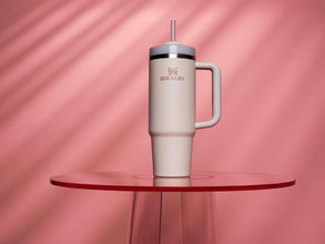 STANLEY Quencher H2.0 Tumbler with Handle and Straw 30 oz | Flowstate 3-Position Lid | Cup Holder Compatible for Travel | Insulated Stainless Steel Cup | BPA-Free | Rose Quartz 2.0