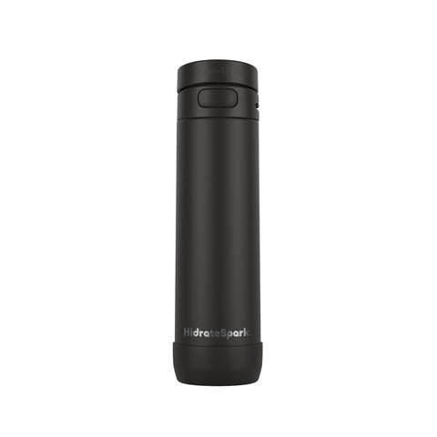 HidrateSpark PRO 2 21 oz Smart Ready Water Bottle with Silicone Boot - Chug Black