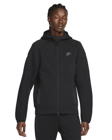 Nike Sportswear Tech Fleece Windrunner Men's Full-Zip Hoodie Size - Small Black/Black