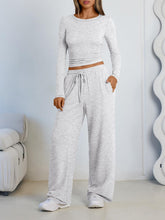 LILLUSORY Lounge Sets for Women Two 2 Piece matching Loungewear Sets Women Winter Clothing 2026 Fall Fashion Travel Airport Outfits Sweatsuits Casual Cute Clothes Oatmeal Grey M