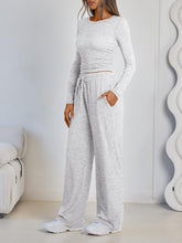 LILLUSORY Lounge Sets for Women Two 2 Piece matching Loungewear Sets Women Winter Clothing 2026 Fall Fashion Travel Airport Outfits Sweatsuits Casual Cute Clothes Oatmeal Grey M