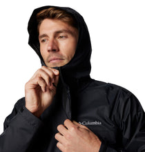 Columbia Men's Watertight II Waterproof Rain Jacket, Black, Large
