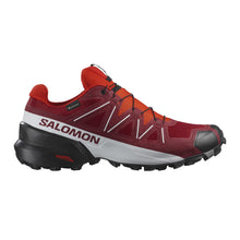 Salomon Men’s Speedcross GTX, Waterproof Trail Running Shoes - Red Dahlia/White/Black - 10.5 Medium