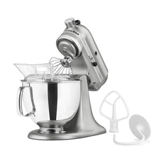 KitchenAid Artisan Series 5 Quart Tilt Head Stand Mixer with Pouring Shield KSM150PS, Contour Silver, Zinc