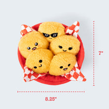 Emotional Support Nuggets by Relatable, Easter Plush Cuddly Stuffed Animals and Toys, Cute Easter Basket Stuffers, Non Candy Easter Gift Basket Ideas, Includes 5 Plushies with Carrying Basket