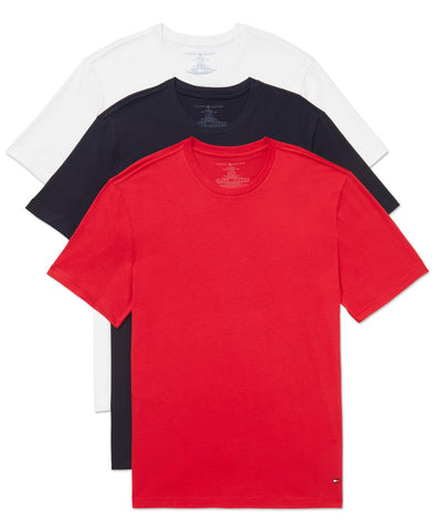 Tommy Hilfiger Men's Cotton Classic 3-Pack Crewneck Undershirts