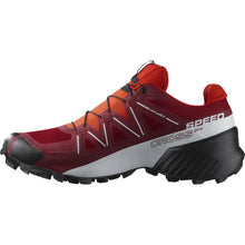 Salomon Men’s Speedcross GTX, Waterproof Trail Running Shoes - Red Dahlia/White/Black - 10.5 Medium
