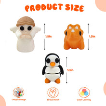 50 pcs Animal Figurines, 3D Printed Animal Figurines Set, Articulated, Party Favors, Pocket Fidget Toys Bulk, Goodie Bag Stuffers, Easter Basket Stuffers, for Boys Girls Toddlers, Classroom rewards