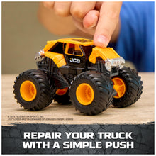 Monster Jam Smash & Bash SmashBot Playset with Launcher, Exclusive 1:64 Scale Monster Truck, 15-Inch Repairable Robot, Kids Toys for Boy and Girls Ages 3 and up