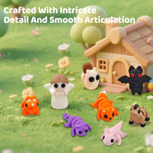 50 pcs Animal Figurines, 3D Printed Animal Figurines Set, Articulated, Party Favors, Pocket Fidget Toys Bulk, Goodie Bag Stuffers, Easter Basket Stuffers, for Boys Girls Toddlers, Classroom rewards