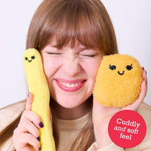 Emotional Support Nuggets by Relatable, Easter Plush Cuddly Stuffed Animals and Toys, Cute Easter Basket Stuffers, Non Candy Easter Gift Basket Ideas, Includes 5 Plushies with Carrying Basket