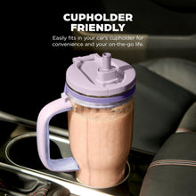 Ninja Blendboss™ | Personal Blender for Smoothies & Frozen Drinks | 26oz Travel Tumbler with LeakProof Lid, Chug Spout & Detachable Straw | Auto-iQ Technology | Lavender Lemonade | DB351PR