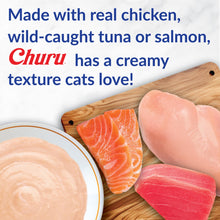 INABA Churu Cat Treats, Grain-Free, Lickable, Squeezable Creamy Purée Cat Treat/Topper with Vitamin E & Taurine, 0.5 Ounces Each Tube, 50 Tubes, Tuna & Chicken Variety