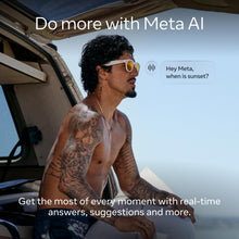 Oakley Meta HSTN, Black | Smart AI Glasses for Men, Women — Performance for Sports, Athletes — Camera, Audio, Video — 8 Hour Battery — 3K HD Resolution — Clear Lenses