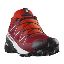 Salomon Men’s Speedcross GTX, Waterproof Trail Running Shoes - Red Dahlia/White/Black - 10.5 Medium