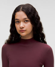 Ribbed-Knit Twist-Back Mockneck Sweater