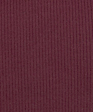 Ribbed-Knit Twist-Back Mockneck Sweater